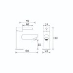 Bristan Blitz Small Basin Mixer Chrome