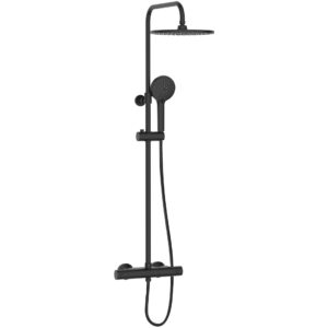 Bristan Buzz Bar Shower with Rigid Riser & Handset Black