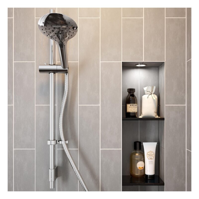 Bristan Casino Shower Kit with Large Handset & Easy Clean Hose