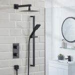 Bristan Cobalt Concealed Dual Control Shower Pack Black