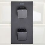 Bristan Cobalt Concealed Dual Control Shower Pack Black