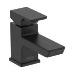 Bristan Cobalt Basin Mixer with Clicker Waste Black