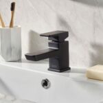 Bristan Cobalt Basin Mixer with Clicker Waste Black