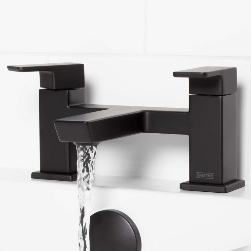 Bristan Cobalt Bath Filler Black