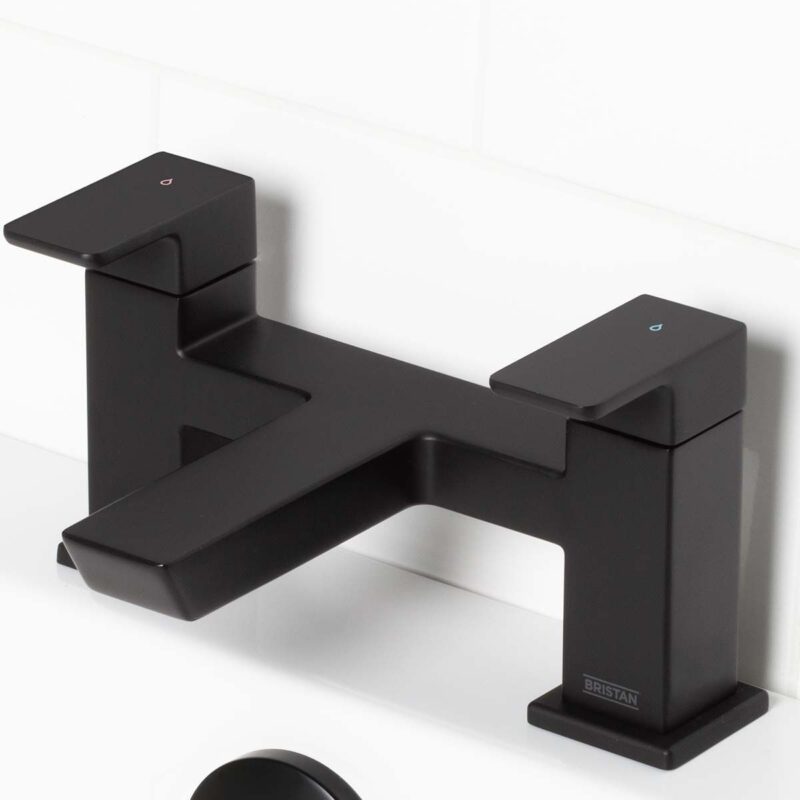 Bristan Cobalt Bath Filler Black