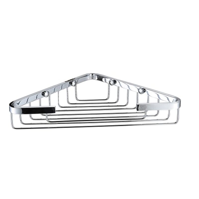 Bristan Open Front Corner Fixed Wire Basket Bristan Open Front Corner Fixed Wire Basket