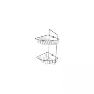 Bristan Two Tier Wall Fixed Wire Basket