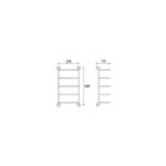 Bristan Towel Stacker Chrome