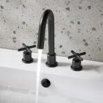 Bristan Cruzar Black 3 Hole Basin Mixer