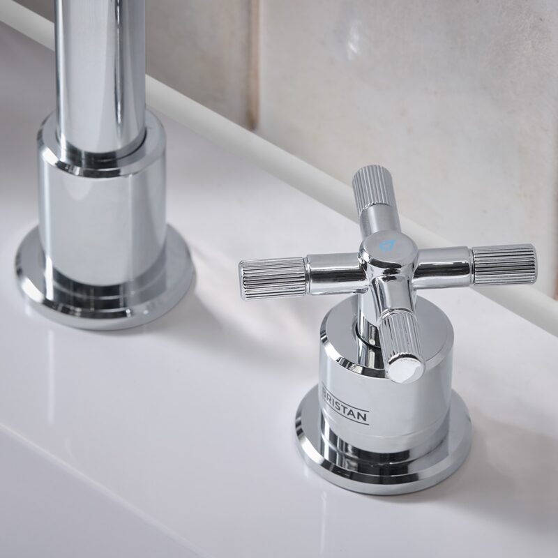 Bristan Cruzar Chrome 3 Hole Basin Mixer