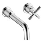 Bristan Cruzar 3 Hole Wall Basin Mixer Chrome