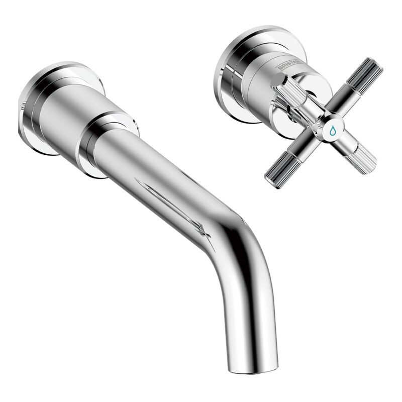 Bristan Cruzar 3 Hole Wall Basin Mixer Chrome