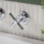 Bristan Cruzar 3 Hole Wall Bath Filler Tap Chrome