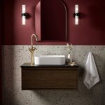 Bristan Cruzar Tall Basin Mixer Tap Brushed Brass