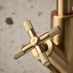 Bristan Cruzar Tall Basin Mixer Tap Brushed Brass