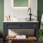 Bristan Cruzar Tall Basin Mixer Tap Black