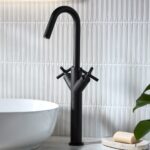 Bristan Cruzar Tall Basin Mixer Tap Black