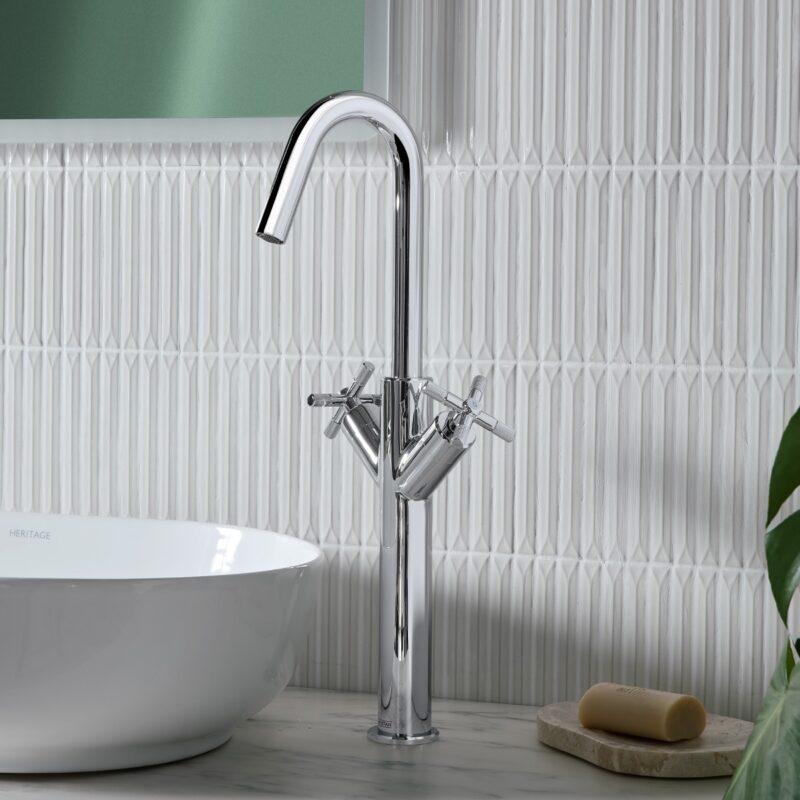 Bristan Cruzar Tall Basin Mixer Tap Chrome