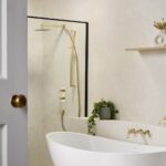 Bristan Cruzar Thermostatic Dual Control Shower Pack 2 Brushed Brass