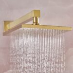 Bristan Cruzar Thermostatic Dual Control Shower Pack 2 Brushed Brass