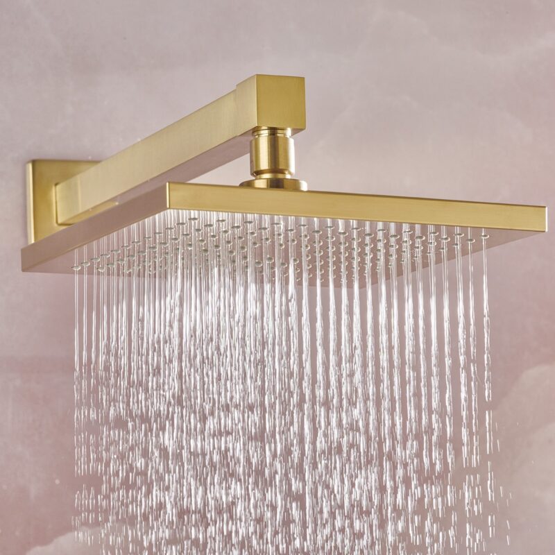 Bristan Cruzar Thermostatic Dual Control Shower Pack 2 Brushed Brass