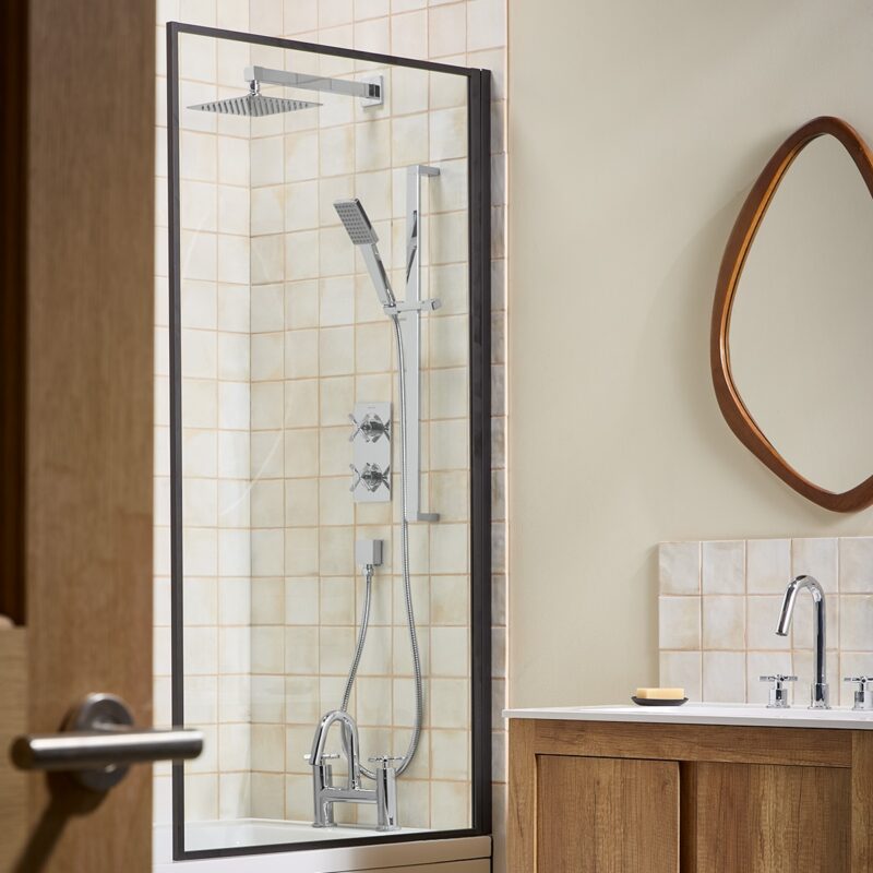 Bristan Cruzar Thermostatic Dual Control Shower Pack 2 Chrome