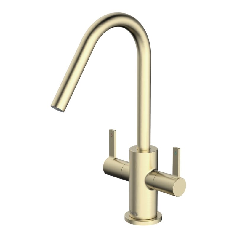 Bristan Cashew Easyfit Monobloc Sink Mixer Brushed Brass Bristan Cashew Easyfit Monobloc Sink Mixer Brushed Brass
