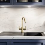 Bristan Cashew Easyfit Monobloc Sink Mixer Brushed Brass
