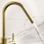 Bristan Cashew Easyfit Monobloc Sink Mixer Brushed Brass