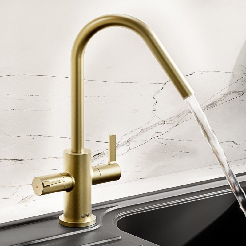 Bristan Cashew Easyfit Monobloc Sink Mixer Brushed Brass