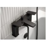 Bristan Delgado Bath Shower Mixer Tap Black