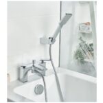 Bristan Delgado Bath Shower Mixer Tap Chrome