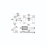 Bristan Delgado Bath Shower Mixer Tap Chrome