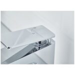 Bristan Delgado Eco Start Basin Mixer Tap with Clicker Waste Chrome