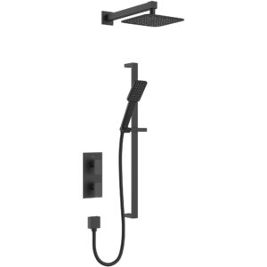 Bristan Delgado Black Concealed Dual Control Shower Pack