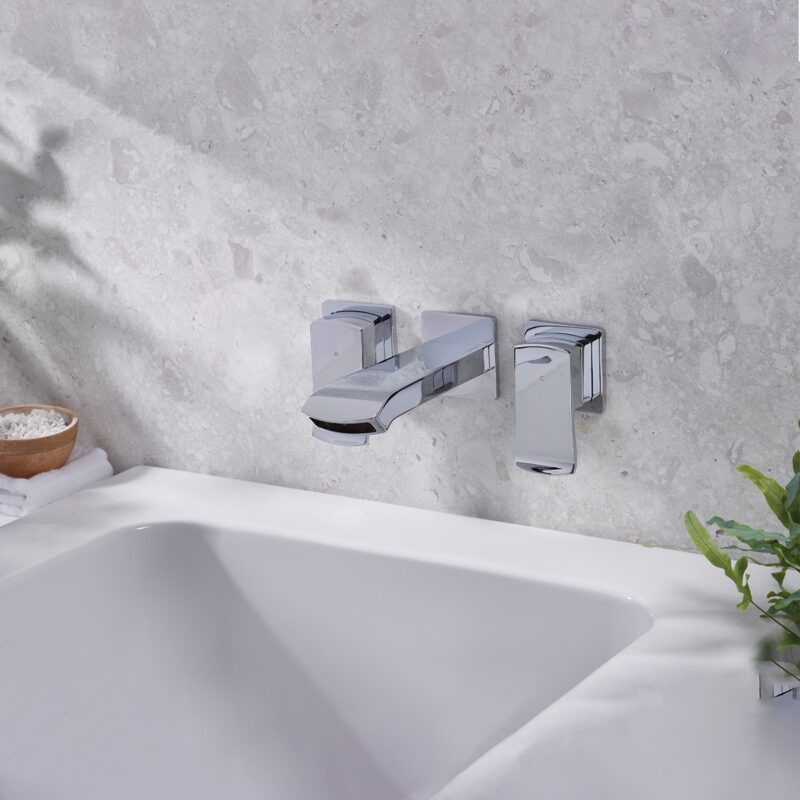 Bristan Descent Wall Mounted Bath Filler Chrome