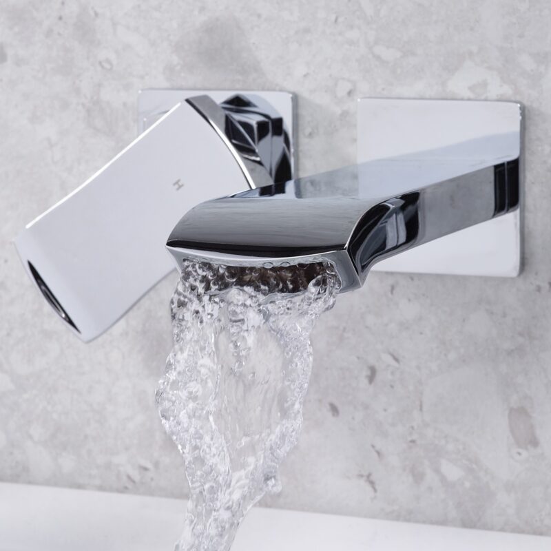 Bristan Descent Wall Mounted Bath Filler Chrome