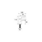 Bristan Design Utility Lever Basin Taps