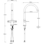 Bristan Design Utility Lever Easyfit Mono Sink Mixer Chrome