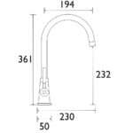 Bristan Dune Sink Mixer Tap