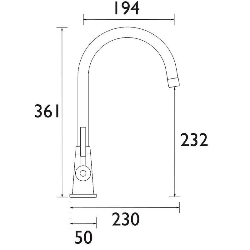 Bristan Dune Sink Mixer Tap