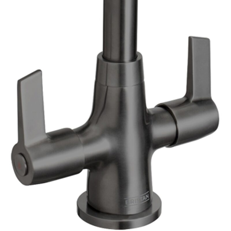 Bristan Echo EasyFit Kitchen Sink Mixer Tap Gun Metal Grey