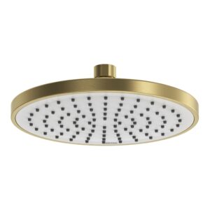 Bristan ABS 200mm Round Fixed Head Brushed Brass