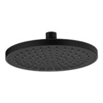 Bristan ABS 200mm Round Fixed Head Black