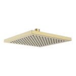 Bristan ABS 200mm Square Fixed Head Brushed Brass