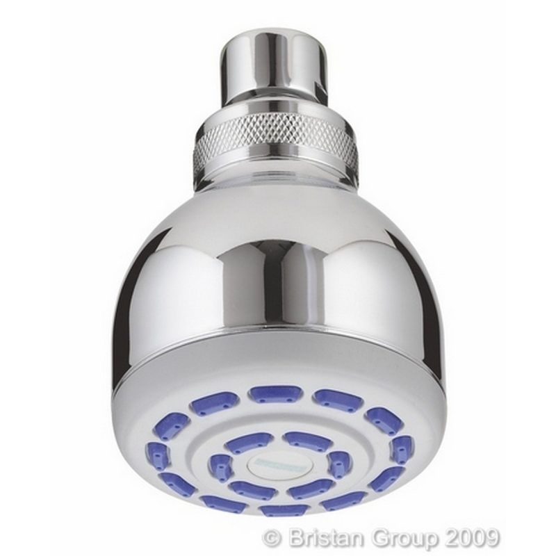 Bristan Single Function Fixed Head Chrome Plated