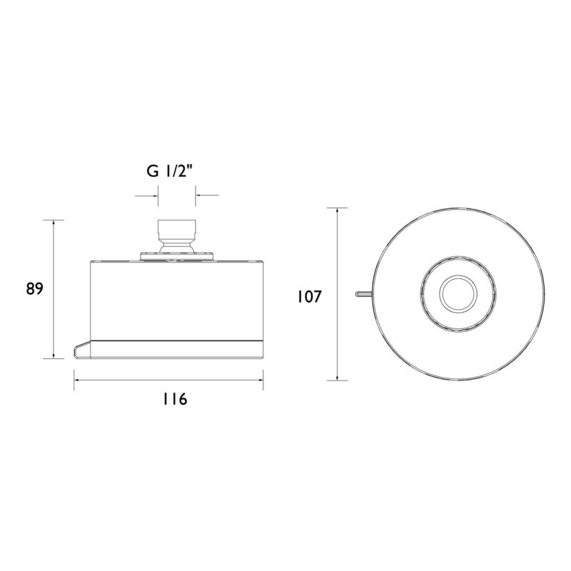 Bristan Multi Function Fixed Head