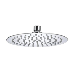 Bristan Stainless Steel Slimline 200mm Round Fixed Head