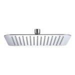Bristan Stainless Steel Slimline 250mm Square Fixed Head