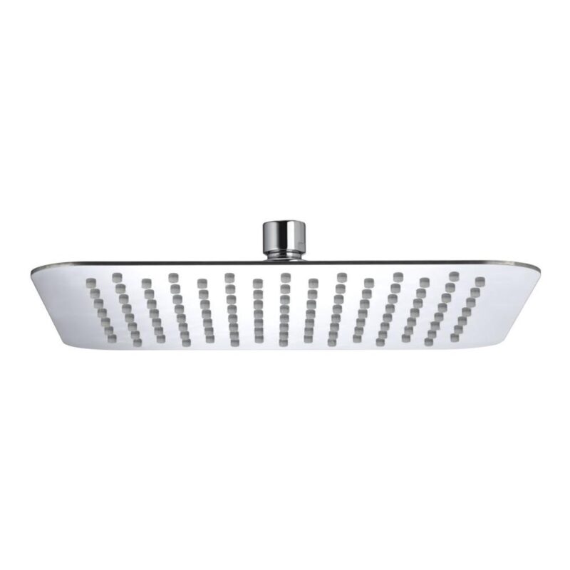 Bristan Stainless Steel Slimline 250mm Square Fixed Head